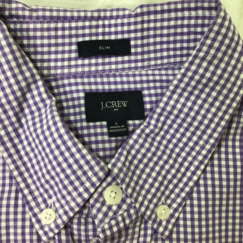 J. Crew Slim Plaid Shirt
